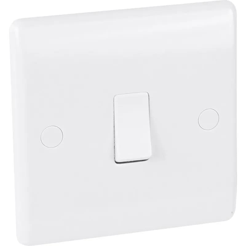 1 GANG ONE WAY SWITCH WHITE