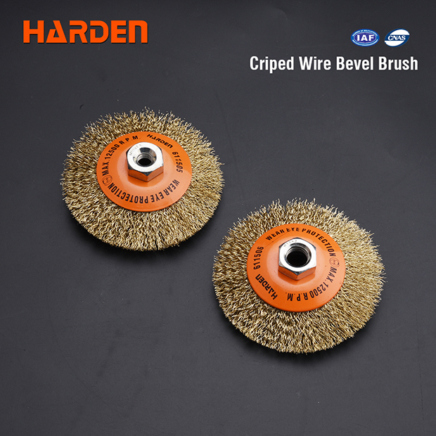 Criped Wire Bevel Brush 4'' ( 100mm )