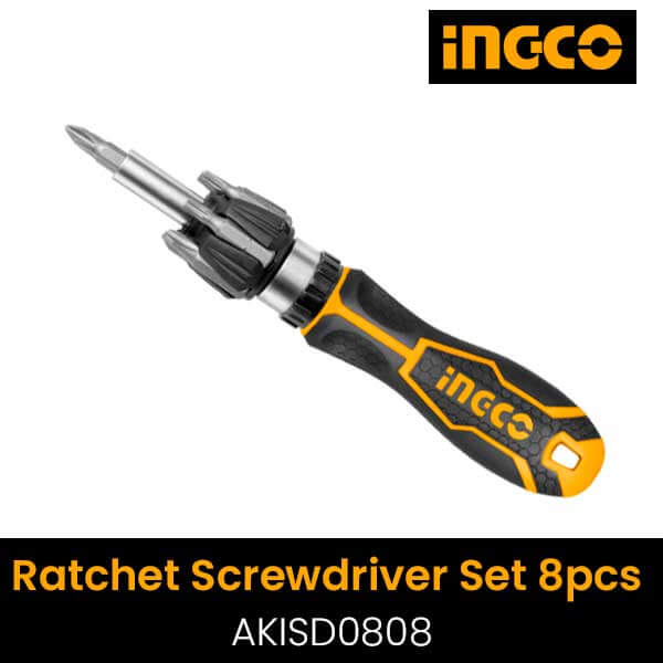 SCREWDRIVER RACHET 8 PCS SET