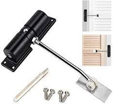 DOOR CLOSER HINGE ROUND WHITE