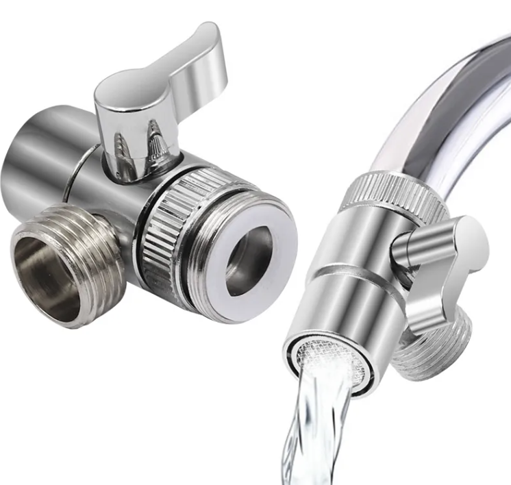 Switch Faucet Adapter Kitchen Sink Splitter