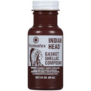 Indian Head Gasket Shellac Compound, 2 oz ( 59ml )