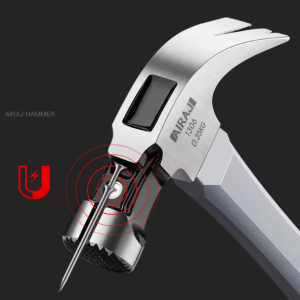 Nail Hammer With Steel Handle Mirror HRC Head Surface