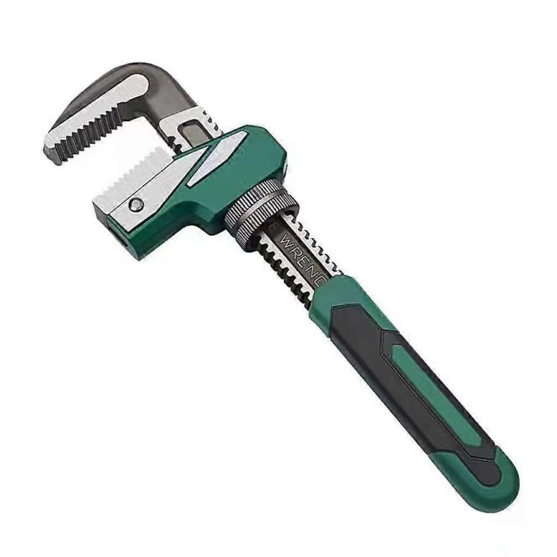 1764854544_1946638140_max.jpg 12 Inch Heavy Duty Adjustable Pipe Wrench With Silicone Non-Slip Grip